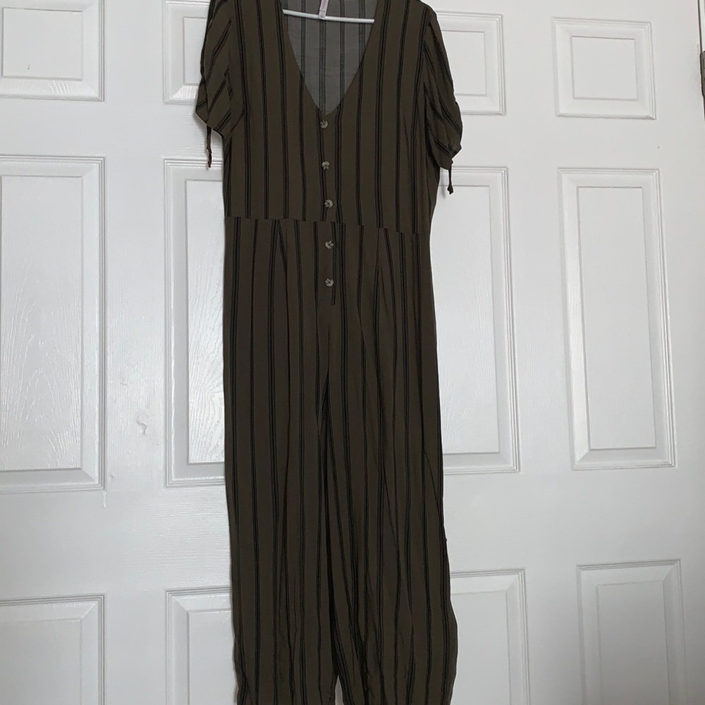 Target Xhilaration Pin Stripe Jumpsuit
